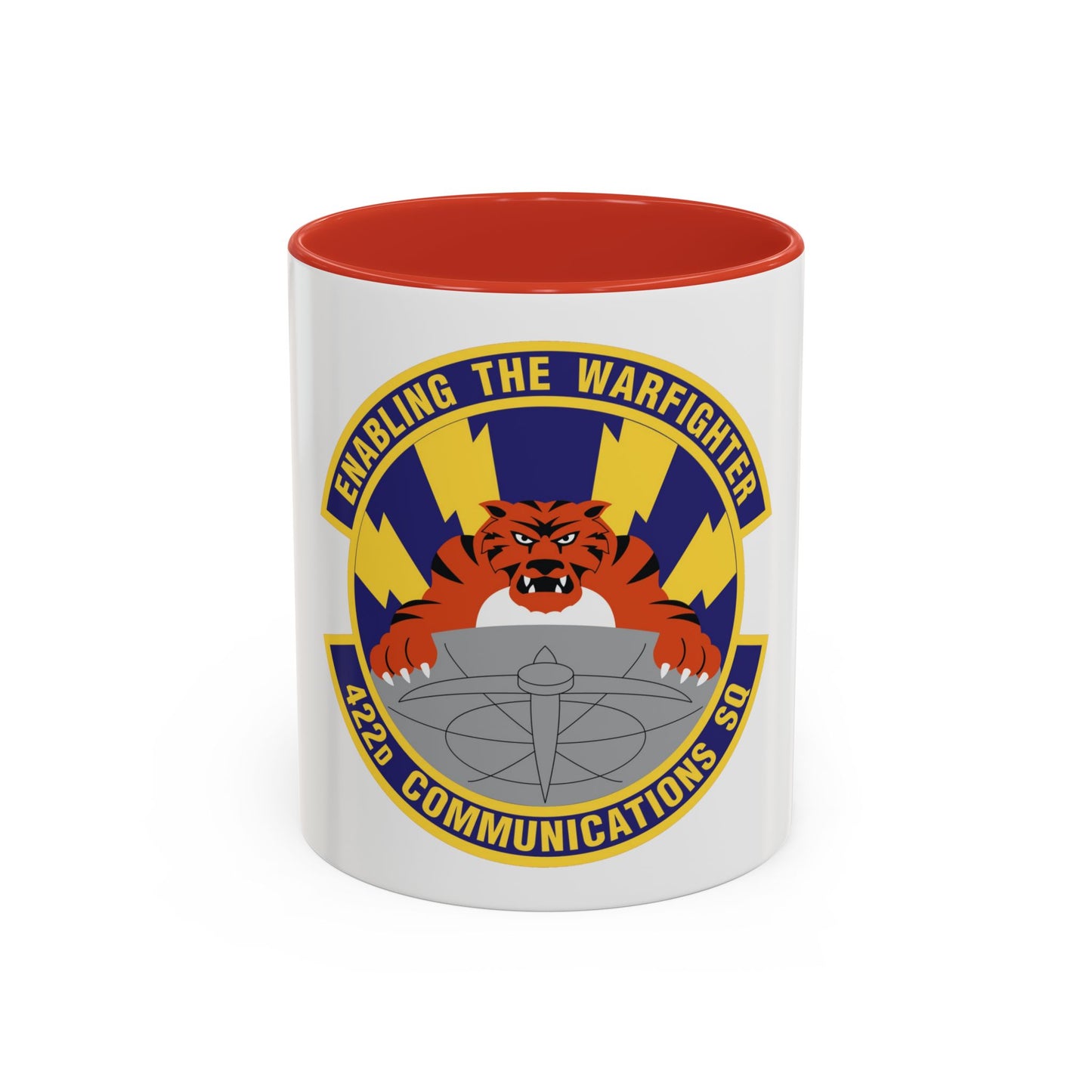 422d Communications Squadron (U.S. Air Force) Accent Coffee Mug