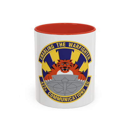 422d Communications Squadron (U.S. Air Force) Accent Coffee Mug