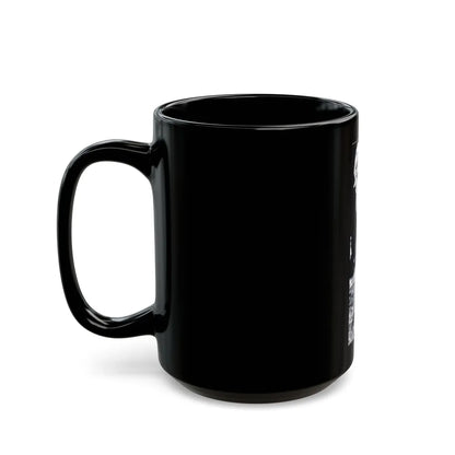 Francine York #159 (Vintage Female Icon) Black Coffee Mug-Go Mug Yourself