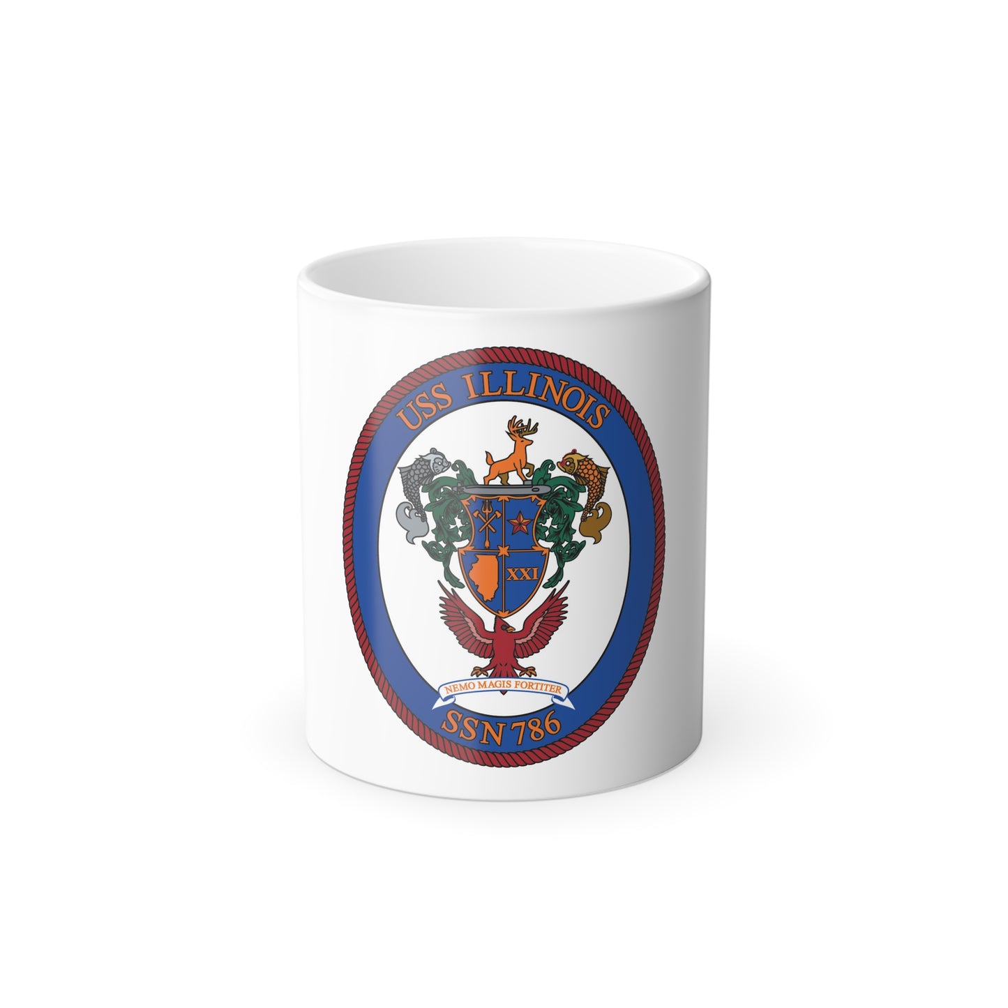 USS Illinois 786 (U.S. Navy) Color Changing Mug 11oz