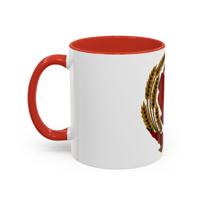 Emblem of the Moldavian SSR (1940-1941) - Accent Coffee Mug