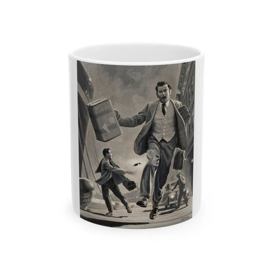 Diplomats, American Weekly magazine illustration - White Coffee Mug-11oz-Go Mug Yourself