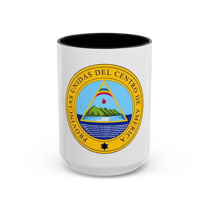 Coat of arms of the United Provinces of Central America - Accent Coffee Mug