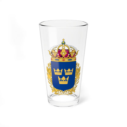 Polisen vapen bra (Sweden) (Coat of Arms) Pint Glass 16oz