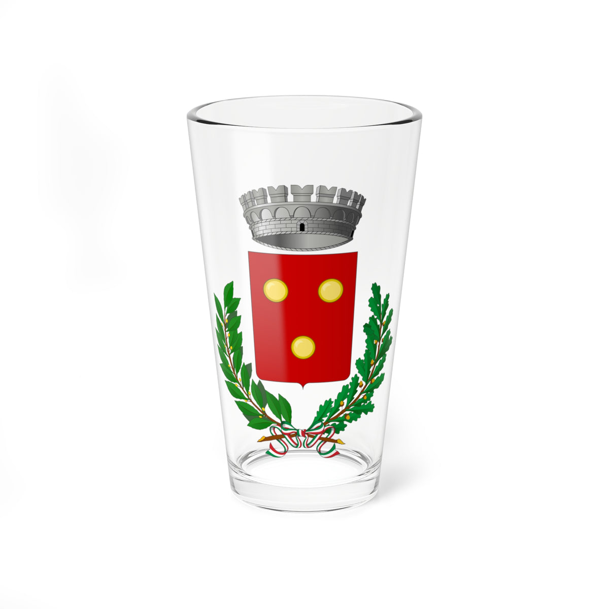 Lucca Sicula-Stemma (Italy) (Coat of Arms) Pint Glass 16oz
