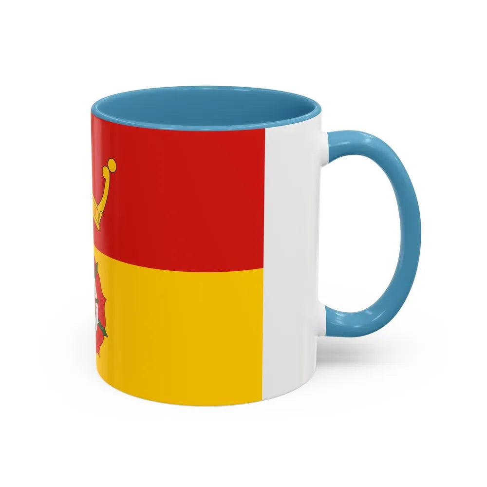 Flag of Hampshire UK - Accent Coffee Mug-Go Mug Yourself