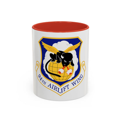 94th Airlift Wing (U.S. Air Force) Accent Coffee Mug