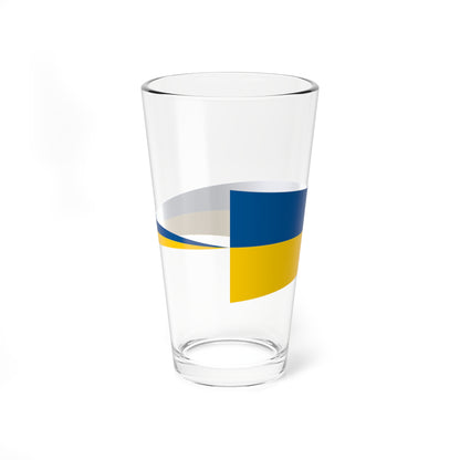 Naval Rank Flag of Sweden - Avdelningschef (Sweden) Pint Glass 16oz