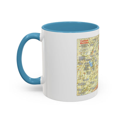 USA - Central Rockies 1 (1984) (Map) Accent Coffee Mug