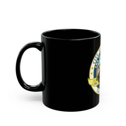 Seal of El Monte California - Black Coffee Mug