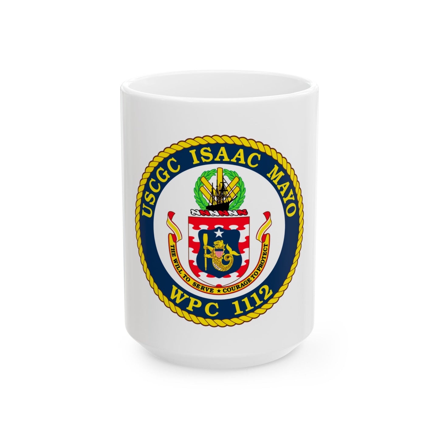 USCGC Isaac Mayo WPC 1112 (U.S. Coast Guard) White Coffee Mug