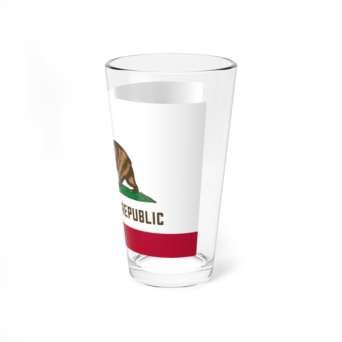 Flag of California 3-2 (United States) Pint Glass 16oz
