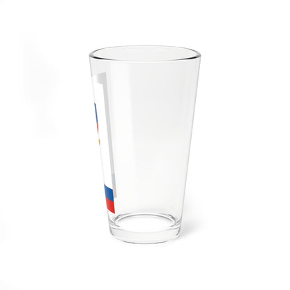 Flag of Kunadacs vertical (Hungary) Pint Glass 16oz