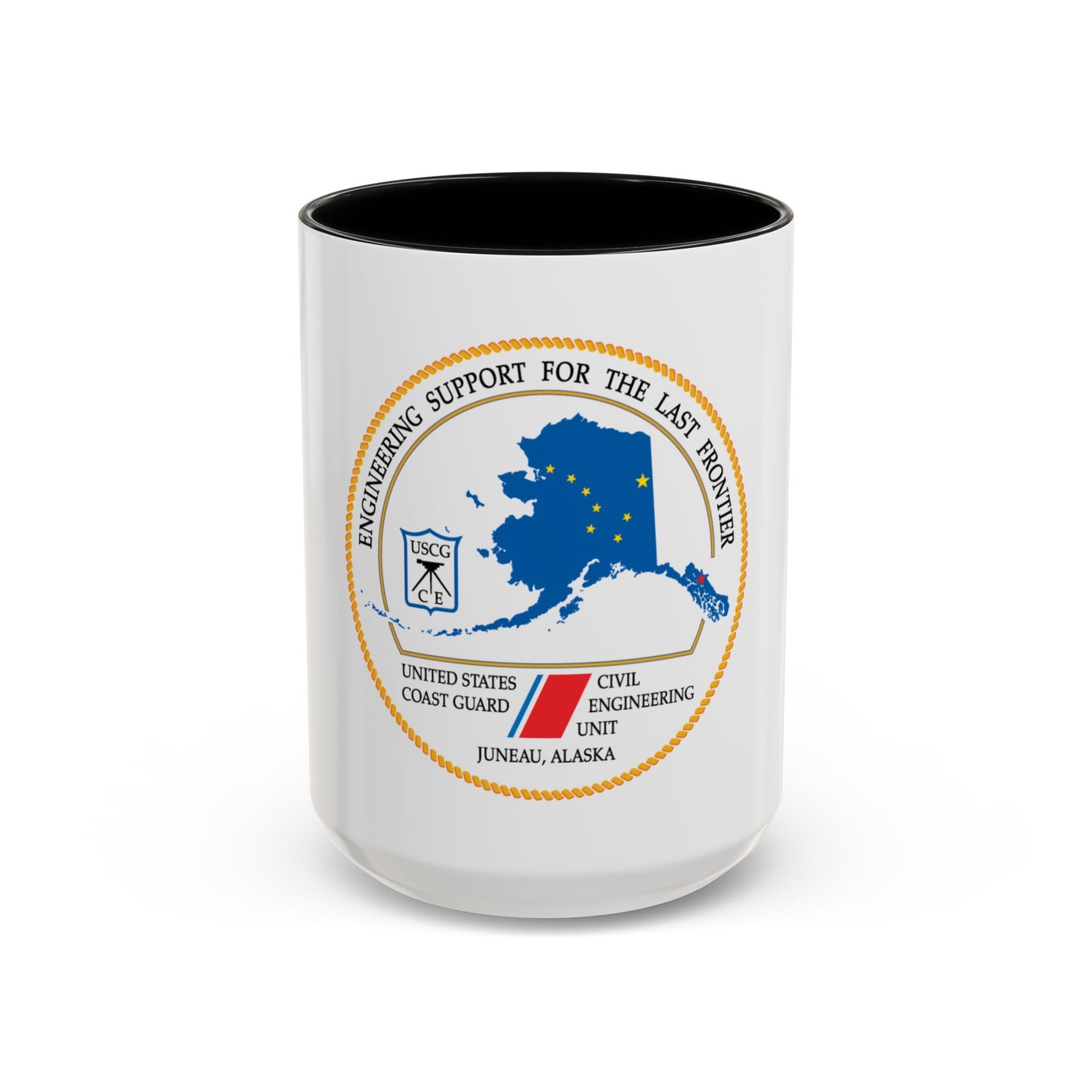 USCG CEU Juneau NEW 08 (U.S. Coast Guard) Accent Coffee Mug