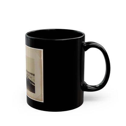 Aqueduct Bridge, Georgetown, D.C., Looking Toward Washington (U.S. Civil War) Black Coffee Mug