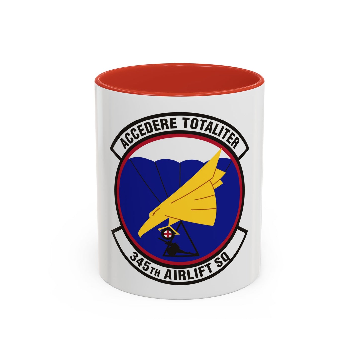 345th Airlift Squadron (U.S. Air Force) Accent Coffee Mug