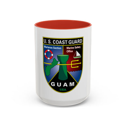USCG Marianas Sect MSO Guam (U.S. Coast Guard) Accent Coffee Mug