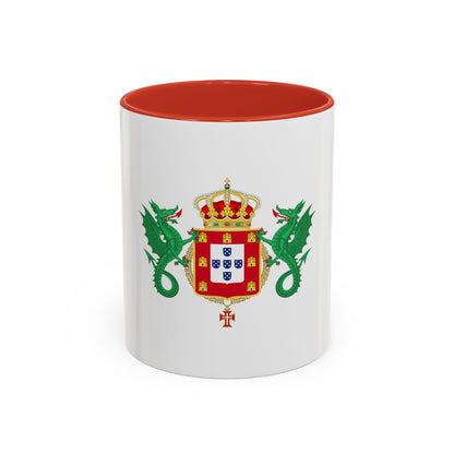 Coat of Arms of the Kingdom of Portugal 1640-1910 - Accent Coffee Mug