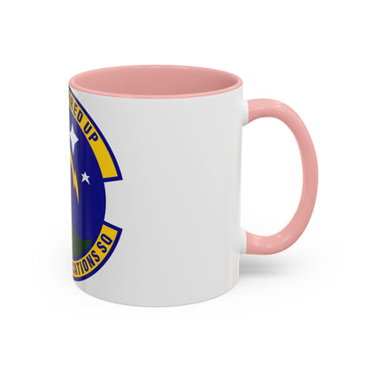 802d Communications Squadron (U.S. Air Force) Accent Coffee Mug