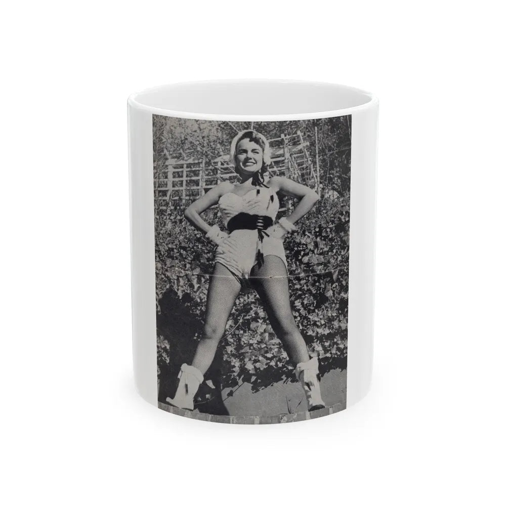 Terry Moore #452 - 66 PHOTOGRAPHS OF Terry MOORE U.K. Pocket Mag. Pages 34 & 35 (Vintage Female Icon) White Coffee Mug-11oz-Go Mug Yourself