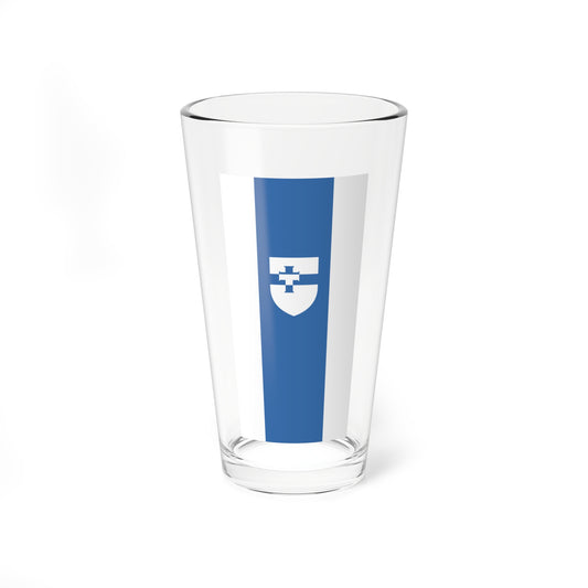 Flag of Bodajk variant (Hungary) Pint Glass 16oz