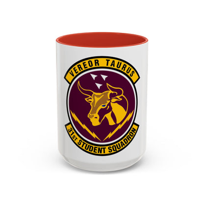 31 Student Sq AETC (U.S. Air Force) Accent Coffee Mug