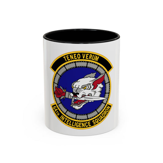 64 Intelligence Squadron AFRC (U.S. Air Force) Accent Coffee Mug