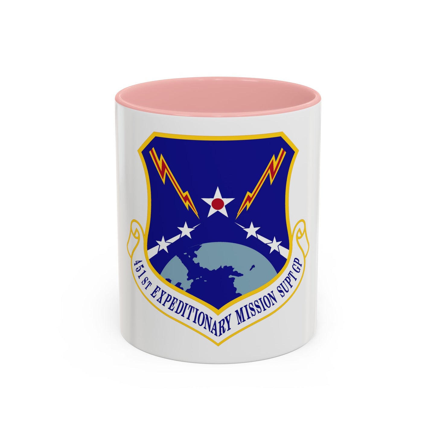 451st Expeditionary Mission Support Group (U.S. Air Force) Accent Coffee Mug