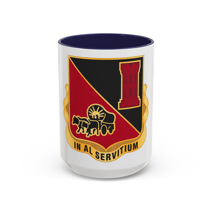 128 Engineer Battalion Nebraska National Guard (U.S. Army) Accent Coffee Mug