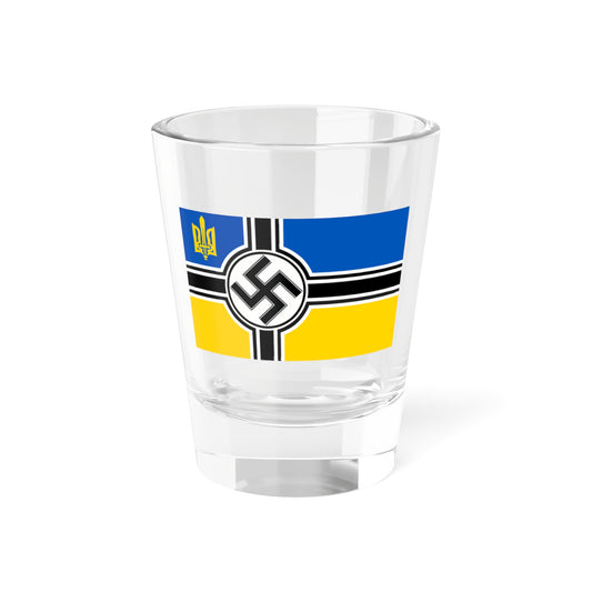 Ukrainian neo-Nazi flag (Ukraine) Shot Glass 1.5oz