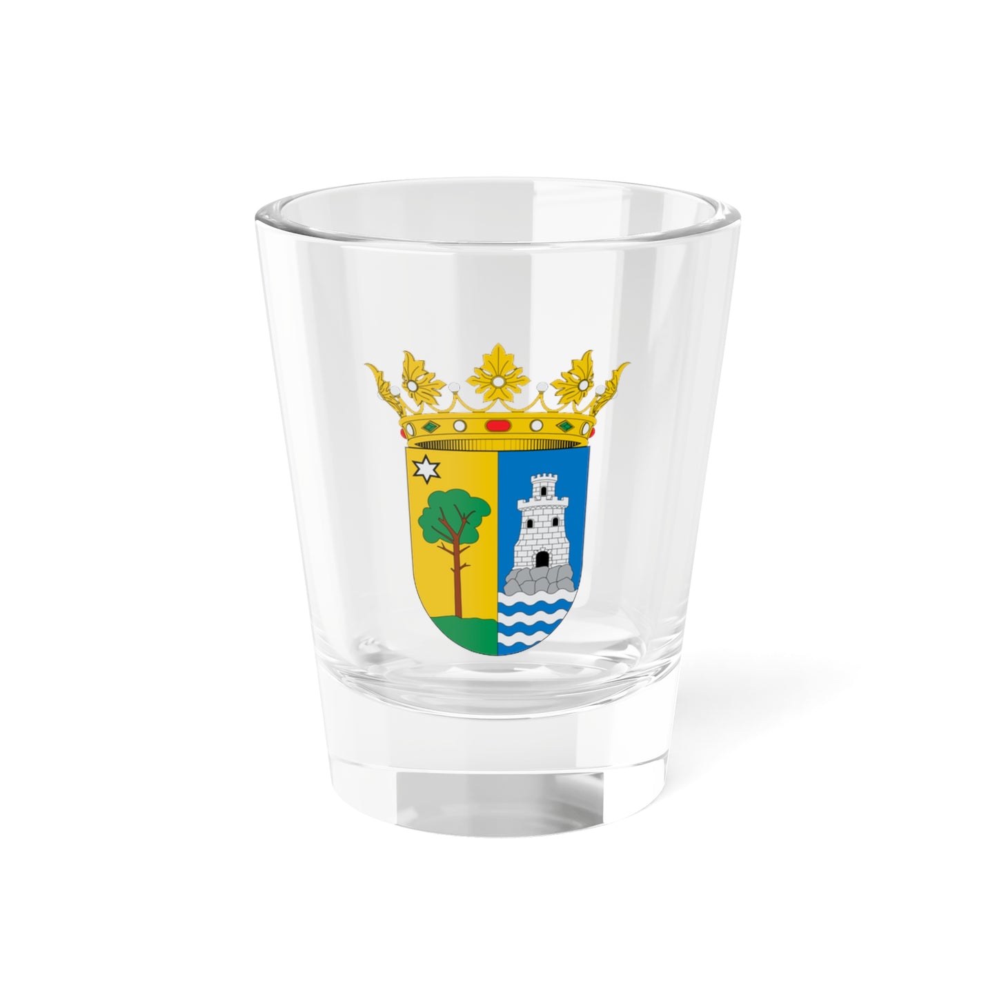 Escudo de San Pedro del Pinatar (Spain) (Coat of Arms) Shot Glass 1.5oz