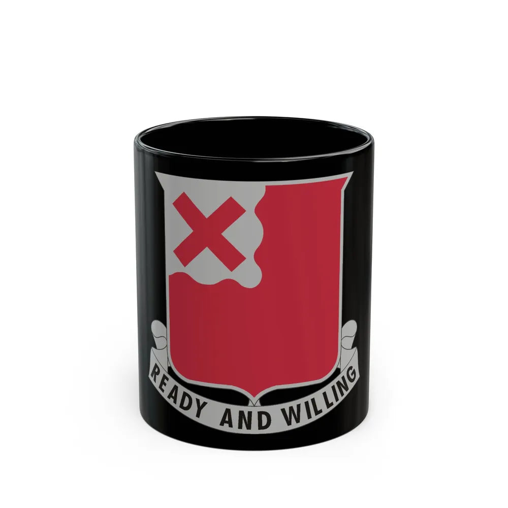 875 Engineer Battalion (U.S. Army) Black Coffee Mug-11oz-Go Mug Yourself