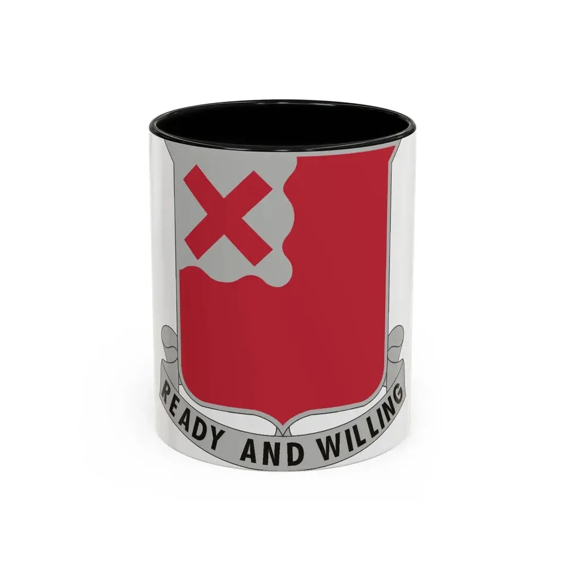 875 Engineer Battalion (U.S. Army) Accent Coffee Mug 11oz Black - Go Mug Yourself