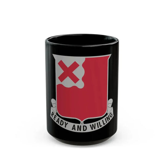 875 Engineer Battalion (U.S. Army) Black Coffee Mug 15oz - Go Mug Yourself