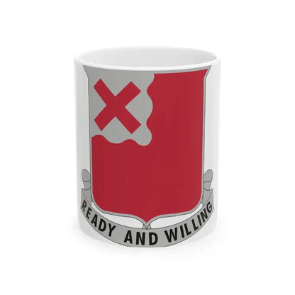 875 Engineer Battalion (U.S. Army) White Coffee Mug 11oz - Go Mug Yourself