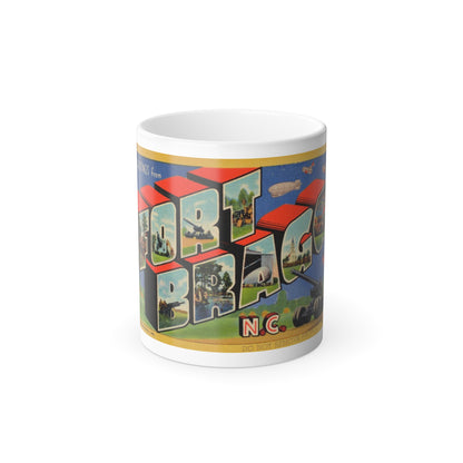 Greetings from Fort Bragg NC_1 (Greeting Postcards) Color Changing Mug 11oz