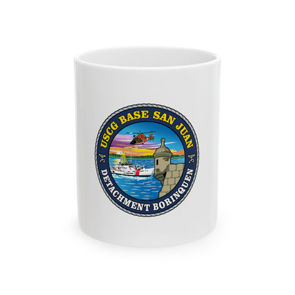 USCG Base San Juan (U.S. Coast Guard) White Coffee Mug