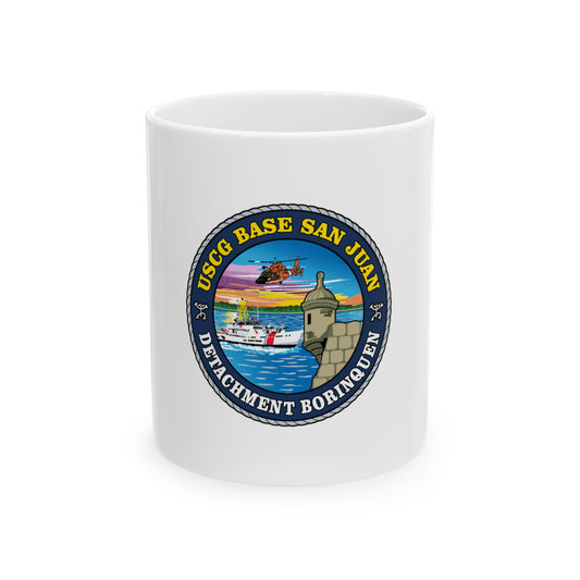 USCG Base San Juan (U.S. Coast Guard) White Coffee Mug