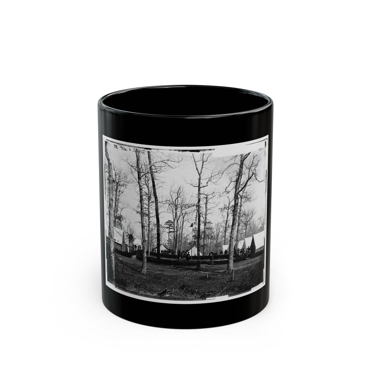 Brandy Station, Virginia (Vicinity). Field Hospital Of 3d Division, 2d Army Corps (U.S. Civil War) Black Coffee Mug