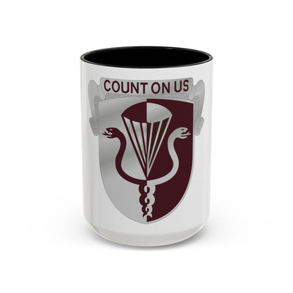 11 Medical Battalion (U.S. Army) Accent Coffee Mug