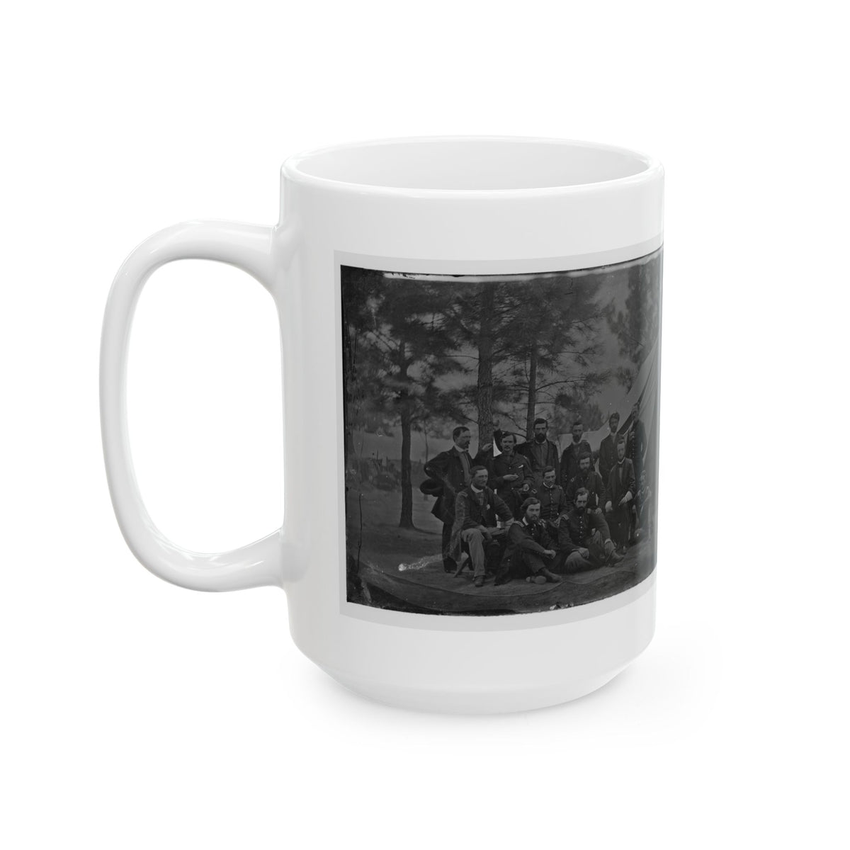 Harrison's Landing, Va. Members Of The Class Of 1860, U.S. Military Academy (U.S. Civil War) White Coffee Mug