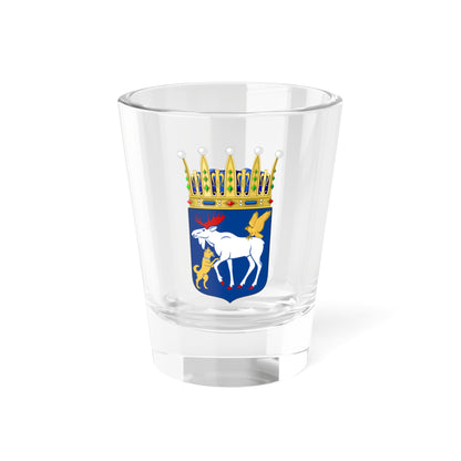 Jämtlands vapen crowned (Sweden) (Coat of Arms) Shot Glass 1.5oz