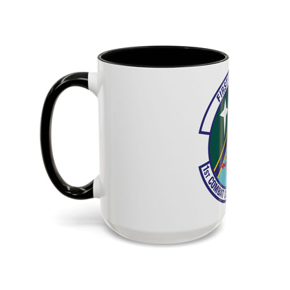1st Combat Communications Squadron (U.S. Air Force) Accent Coffee Mug