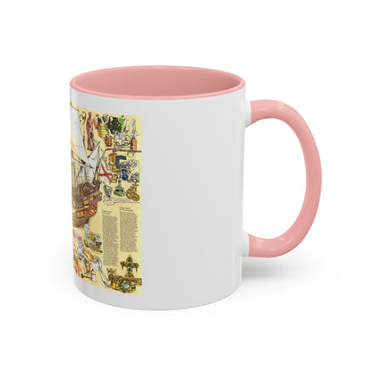 History Salvaged from the Sea (1977) (Map) Accent Coffee Mug