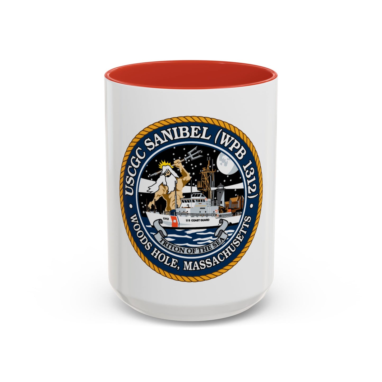 USCGC Sanibel WPB   1312 (U.S. Coast Guard) Accent Coffee Mug
