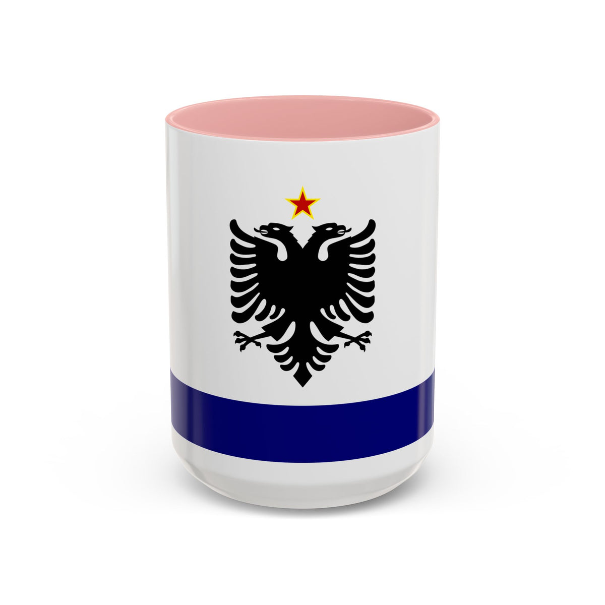 Government Ensign of Albania 1958 to 1992 - Accent Coffee Mug