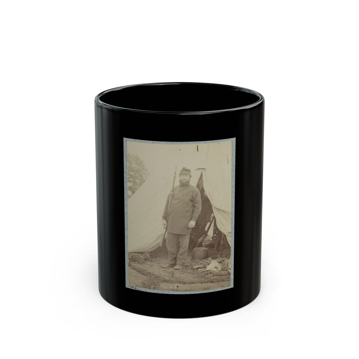 2d Rhode Island Infantry 034 (U.S. Civil War) Black Coffee Mug
