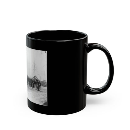 Group Of Provost Guards At Headquarters, Army Of The Potomac (U.S. Civil War) Black Coffee Mug