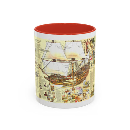 History Salvaged from the Sea (1977) (Map) Accent Coffee Mug