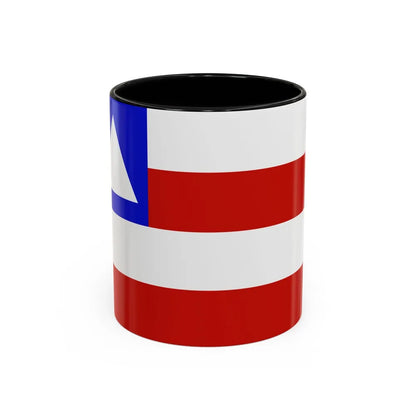 Flag of Bahia Brazil - Accent Coffee Mug-11oz-Black-Go Mug Yourself